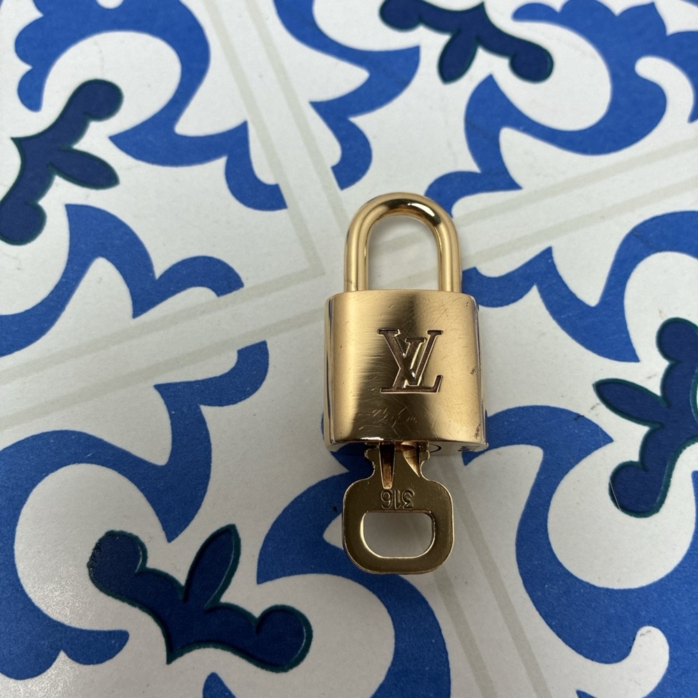 Authentic Vintage Louis Vuitton lock and key #316